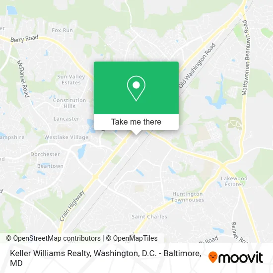 Keller Williams Realty map