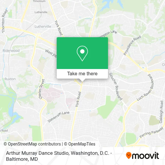 Arthur Murray Dance Studio map