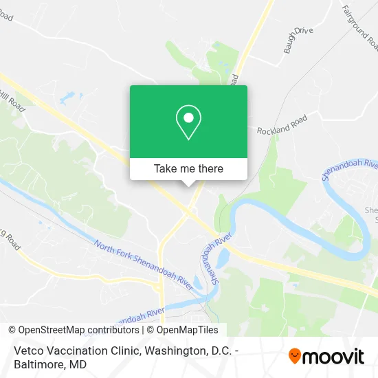 Vetco Vaccination Clinic map