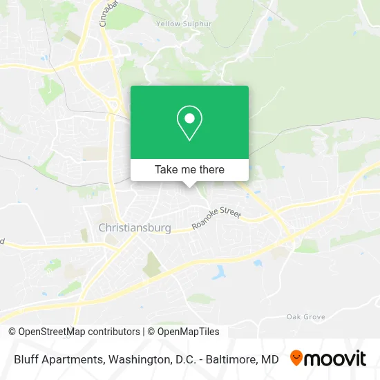 Bluff Apartments map
