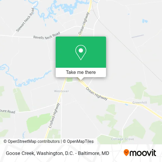 Goose Creek map
