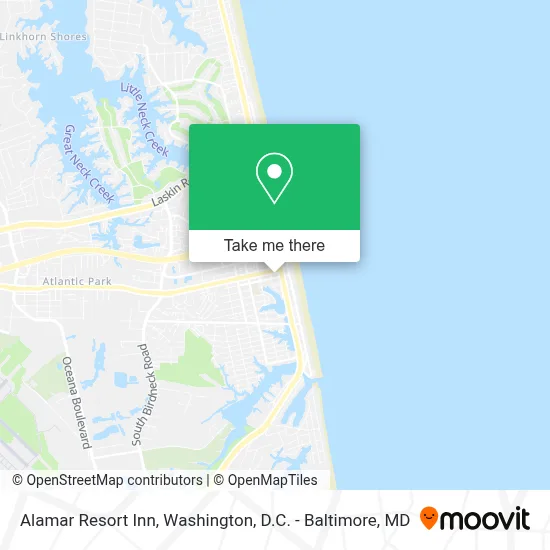 Alamar Resort Inn map