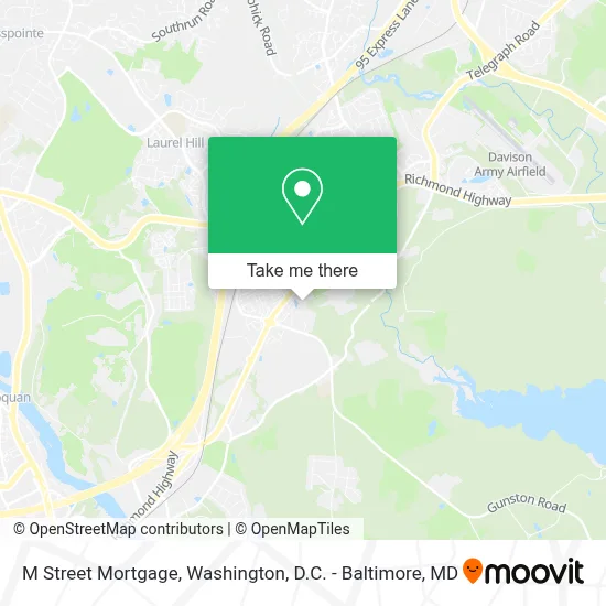 M Street Mortgage map