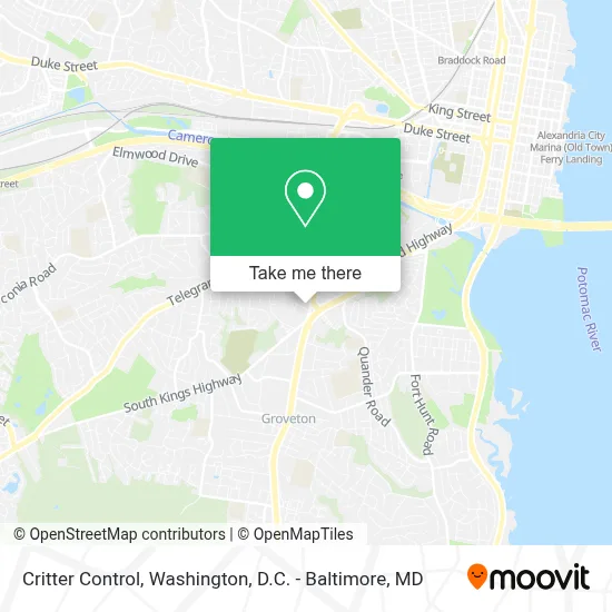 Critter Control map