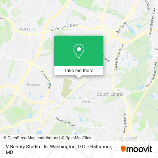 V Beauty Studio Llc map