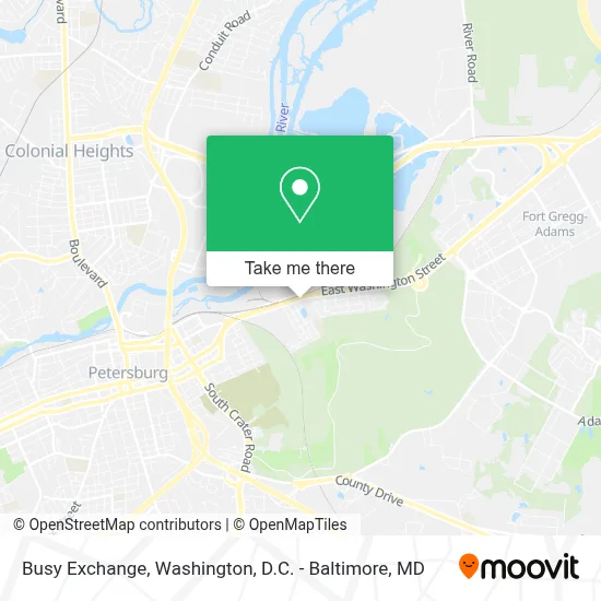 Busy Exchange map