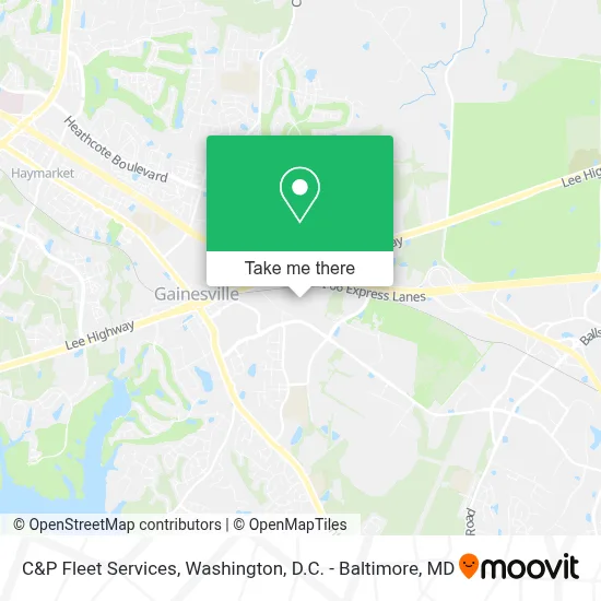 C&P Fleet Services map