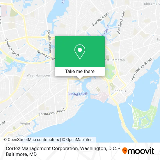 Cortez Management Corporation map