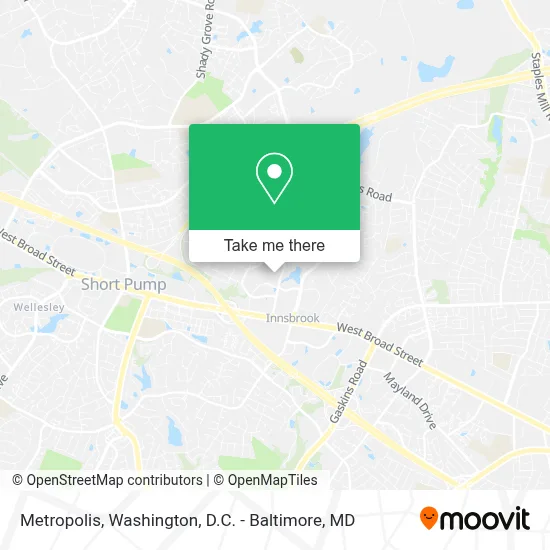 Metropolis map