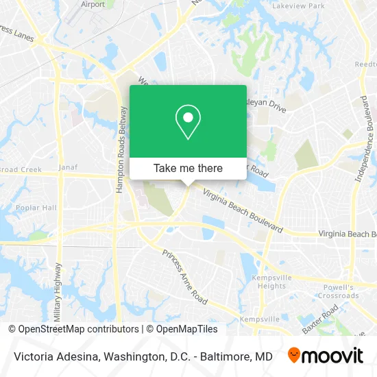 Victoria Adesina map