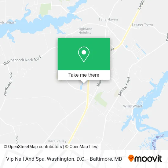 Vip Nail And Spa map