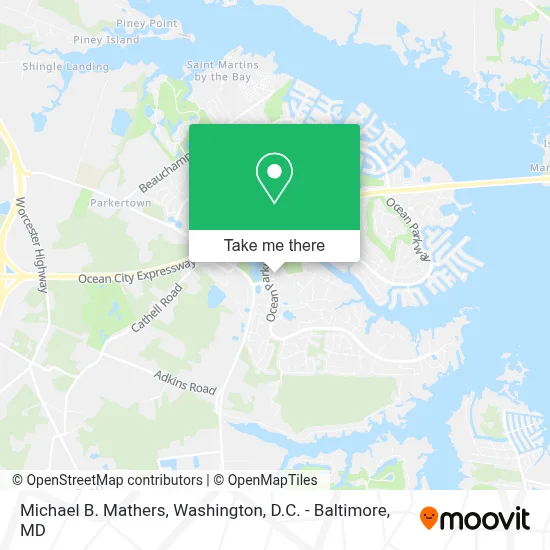 Michael B. Mathers map