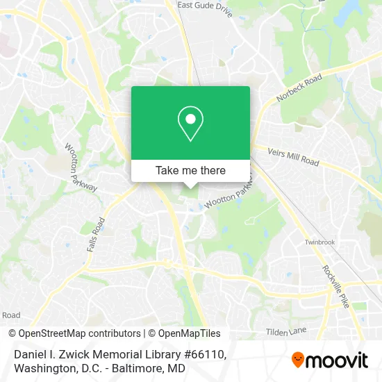 Daniel I. Zwick Memorial Library #66110 map