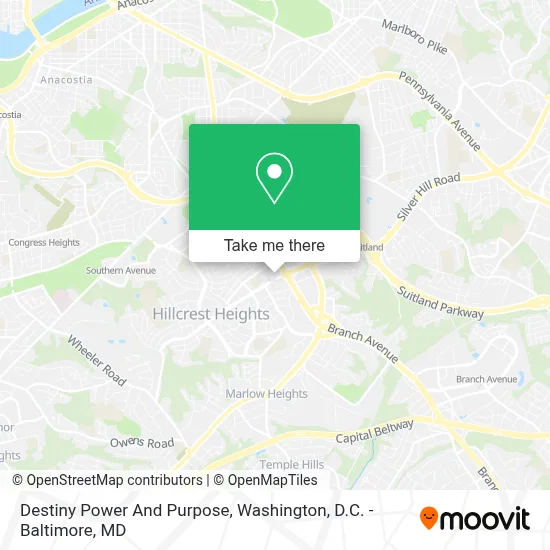 Destiny Power And Purpose map