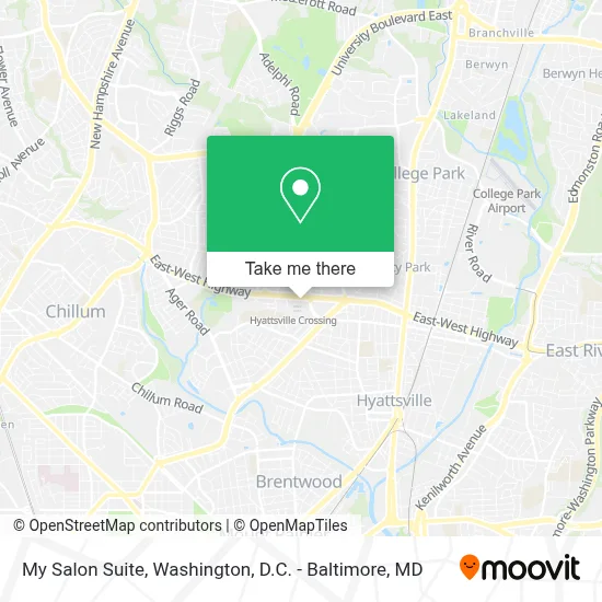 My Salon Suite map