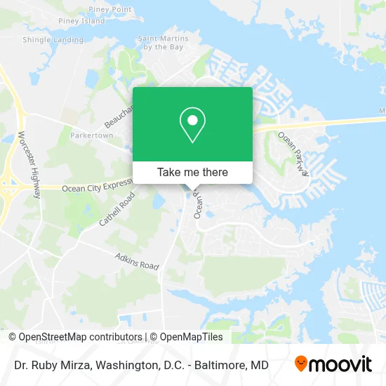 Dr. Ruby Mirza map