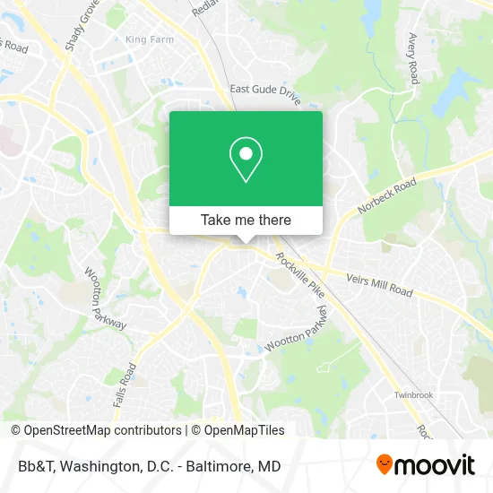Bb&T map