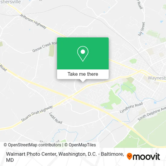 Walmart Photo Center map