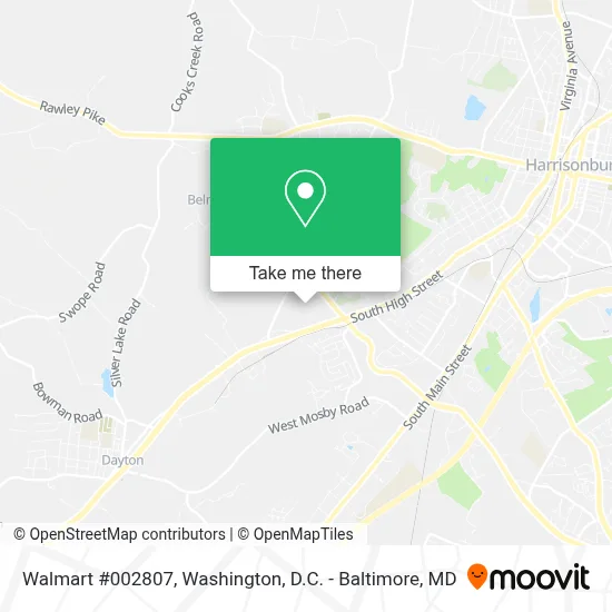 Walmart #002807 map