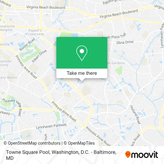 Towne Square Pool map