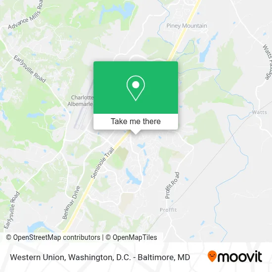 Western Union map