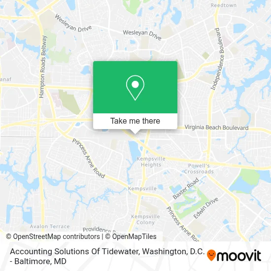 Accounting Solutions Of Tidewater map