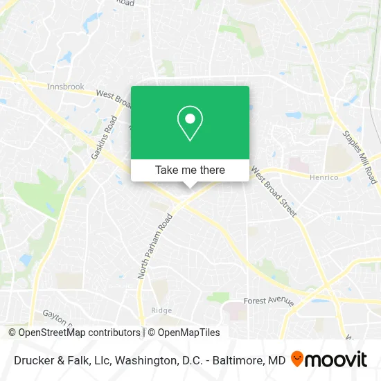 Drucker & Falk, Llc map