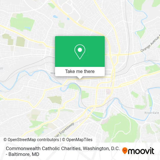 Commonwealth Catholic Charities map