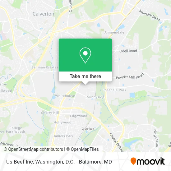 Us Beef Inc map