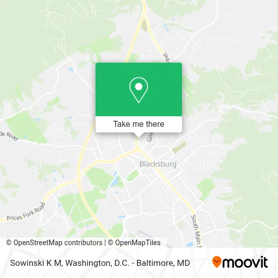 Sowinski K M map