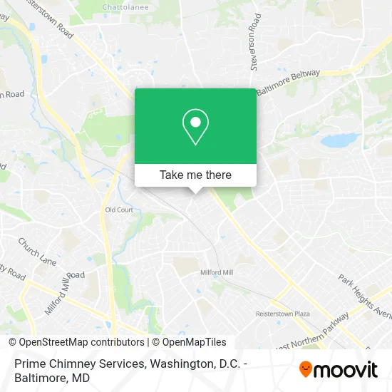 Prime Chimney Services map