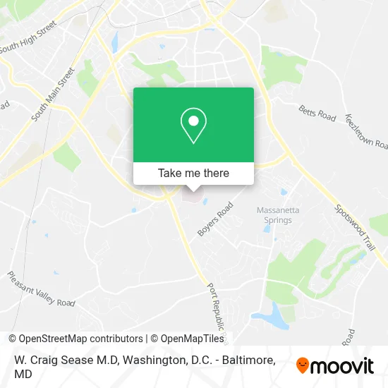 W. Craig Sease M.D map