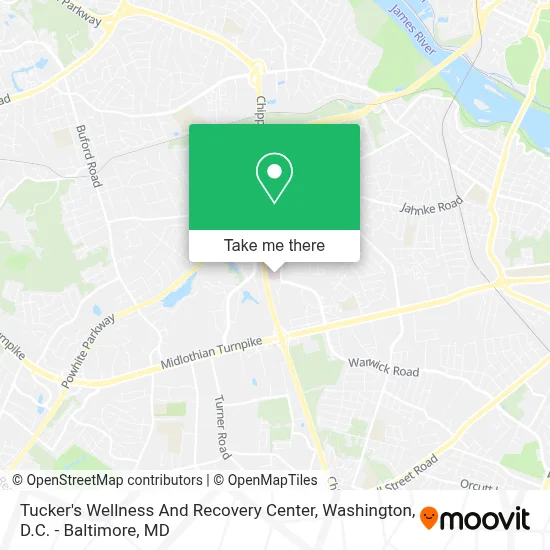 Tucker's Wellness And Recovery Center map