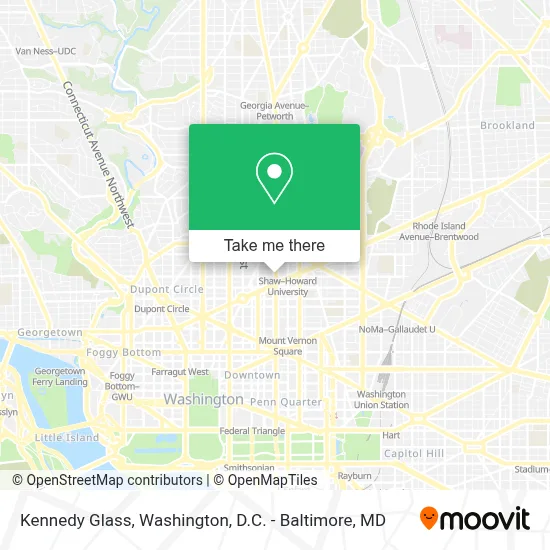 Kennedy Glass map