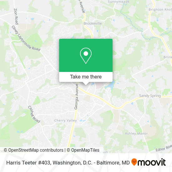 Harris Teeter #403 map