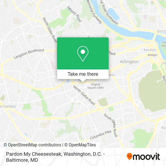 Pardon My Cheesesteak map