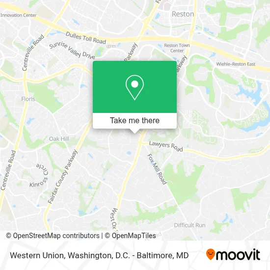 Western Union map