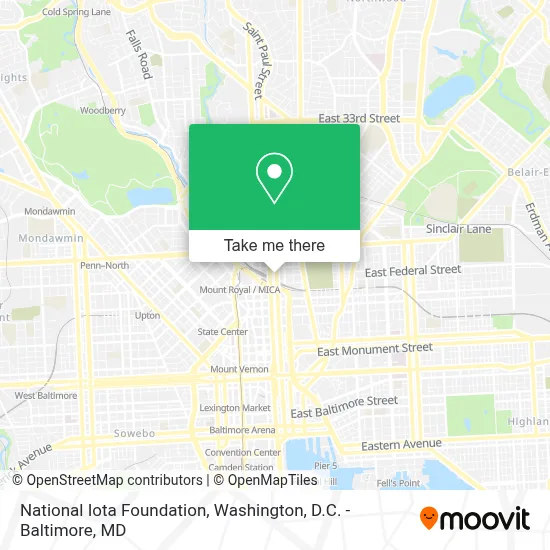 National Iota Foundation map