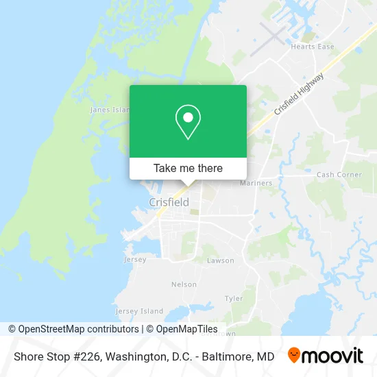 Shore Stop #226 map