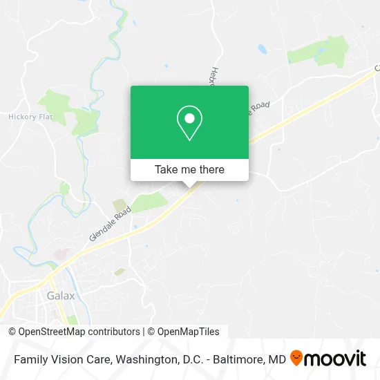 Family Vision Care map