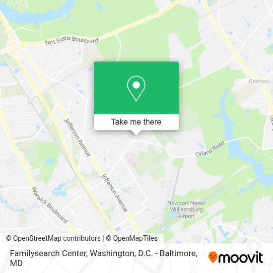 Familysearch Center map