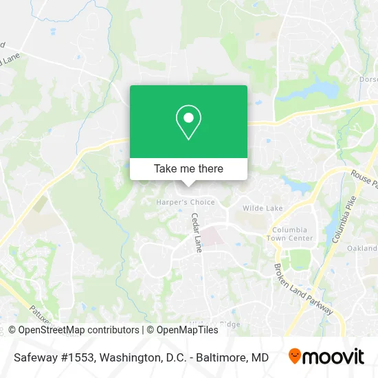 Safeway #1553 map