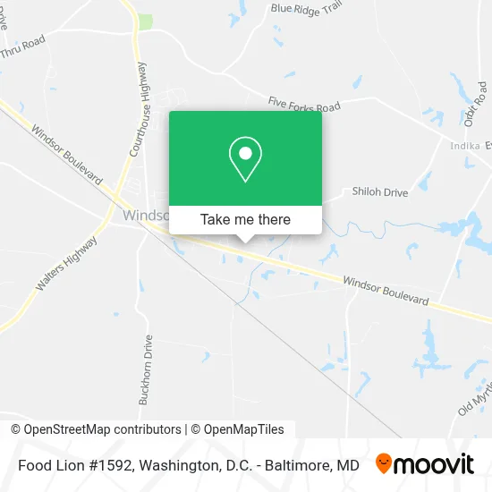Food Lion #1592 map