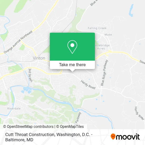 Cutt Throat Construction map