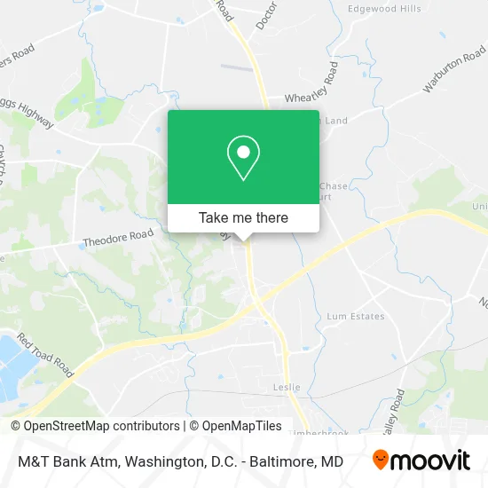 M&T Bank Atm map