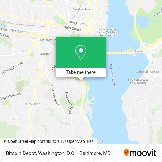 Bitcoin Depot map