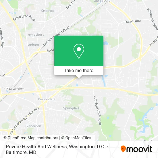 Privere Health And Wellness map