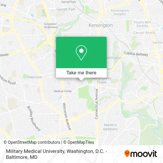 Military Medical University map