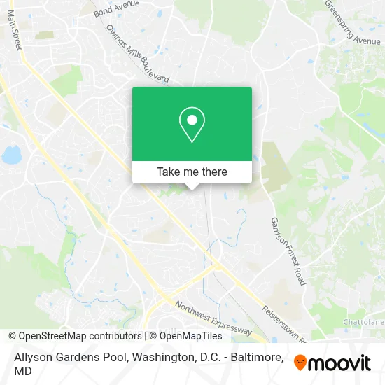 Allyson Gardens Pool map
