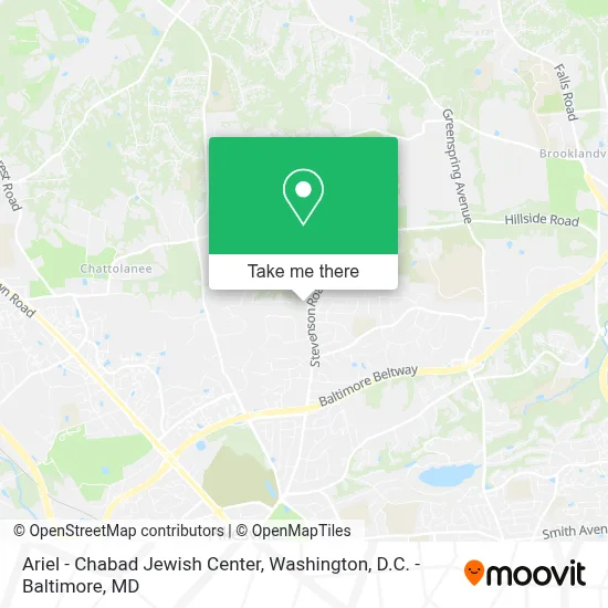 Ariel - Chabad Jewish Center map